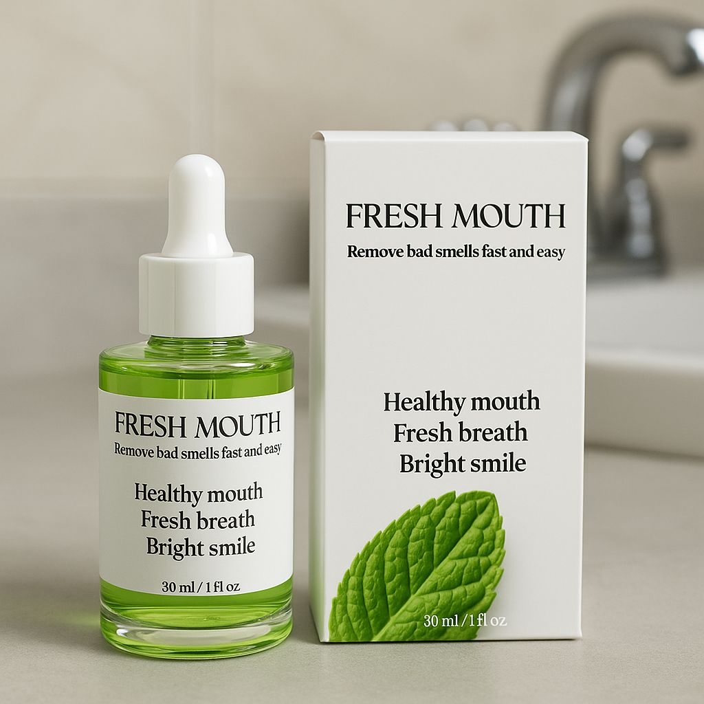 fresh mouth- لتخلص من رائحة الفم الكريهة